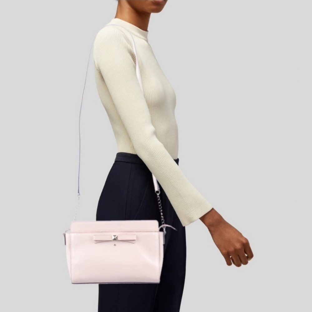 Kate Spade Beacon Court Angelica Crossbody Shoulder Handbag Balletslip Pink